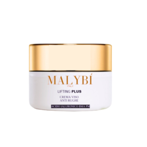 MALYBÍ LIFTING-PLUS - Crema Viso Anti-Rughe 50ml con Acido Ialuronico a Triplo Peso Molecolare, Complesso Liftante, Alghe, Uva Ursina e Bacche di Goji Bio